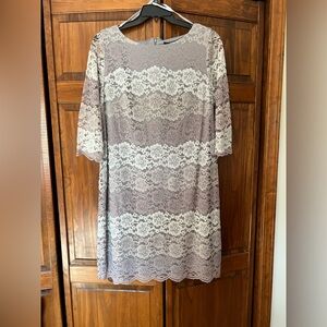 Jessica Howard Women's Plus Lace Shift Dress 16W